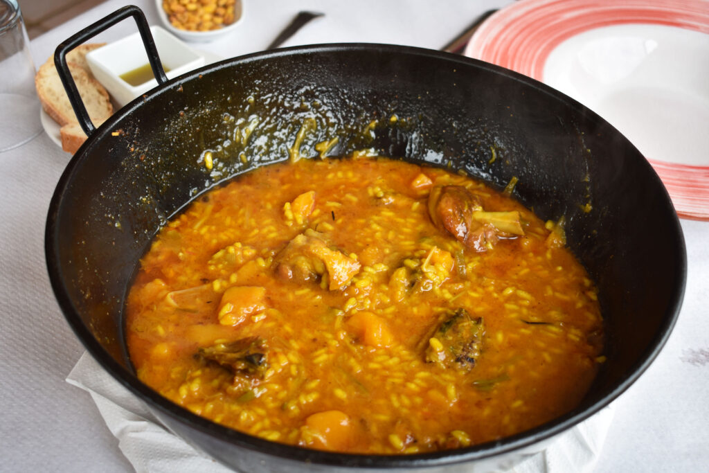 Arroz meloso de pato